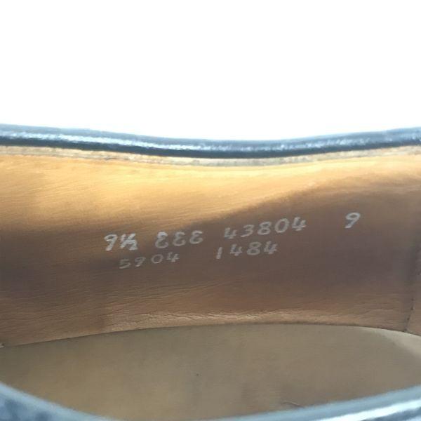 Винтажные туфли Allen Edmonds Hillcrest 360° Goodyear Welt Swirl Moc 1980-х-1990-х годов Размер 9.5EEE 27.0-27.5см Черный(ИСПОЛЬЗОВАЛ)