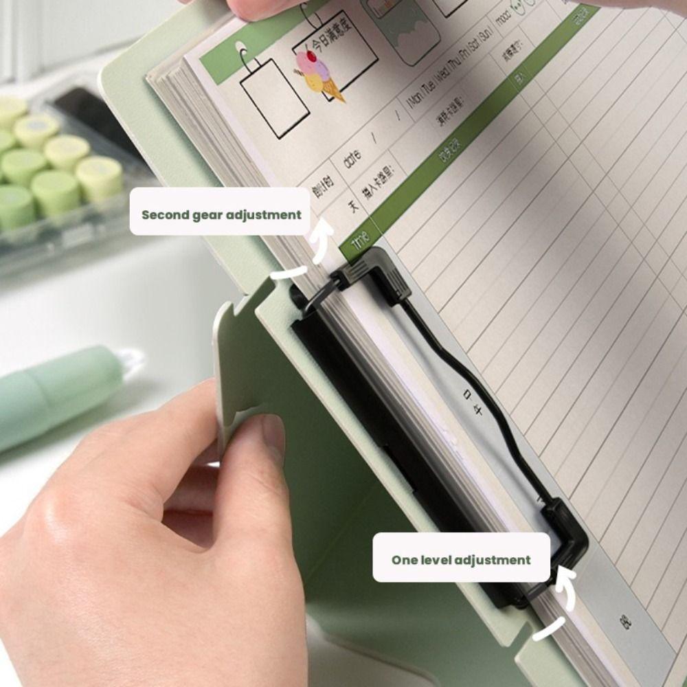 Dual-use Verhical Plate Clamp Multifunction Writing Pad Test Paper Storage Organizer Stationery