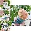 Charming Cat Plush Keychain Unique Cartoon Doll Soft Toy Backpack Pendant Gift Idea