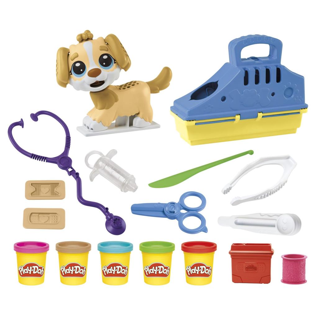 Hasbro Clay Dog Dog 10 5 Clay Ages Wheat Authentic Play-Doh Doctor, Toy, Tools, Colors, 3+, Clay, F3639,