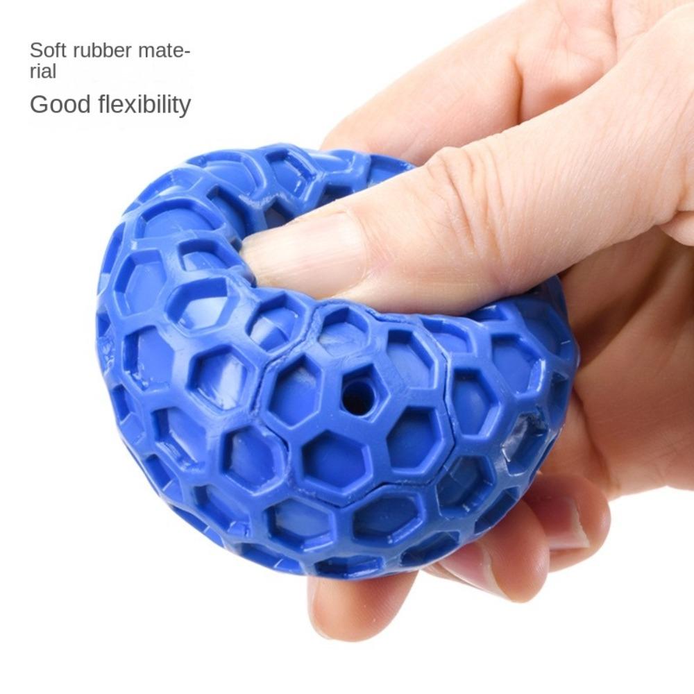 Natural Rubber Dog Balls Interactive Puppy Chew Toys Squeaky Dog Toys for Aggressive Chewers