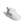 Adidas Tensaur Comfortable Breathable Low-Top Walking Shoes Baby Shoes White Pink S24059