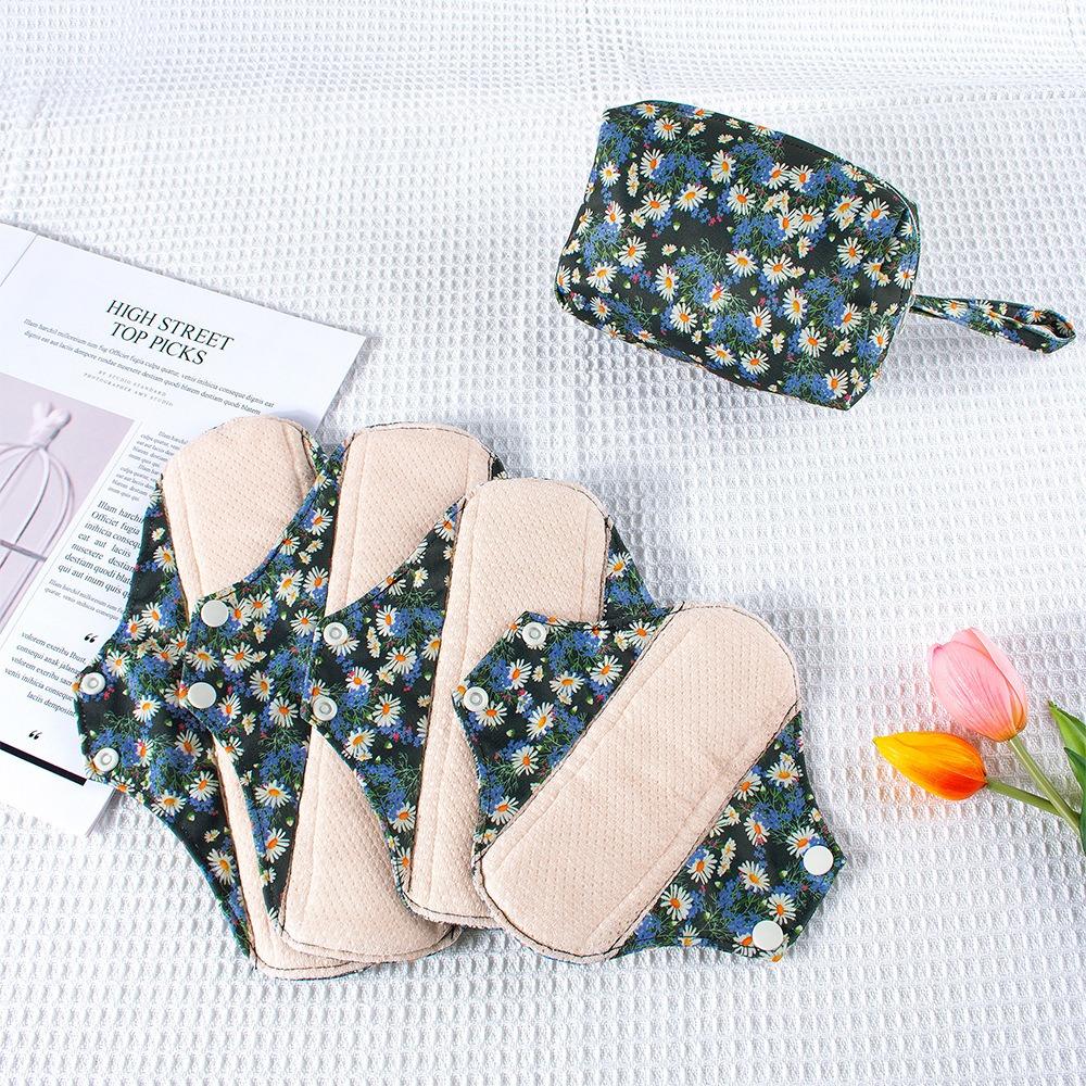 5Pcs/Set Washable Panty Liners Reusable Menstrual Pads High Quality Sanitary Napkins