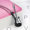 Men Rock Music Chain Necklace Guitar Pendant