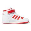 Adidas Forum Mid J White Ярко-красные детские кроссовки Cloud-White GY8363