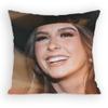 E-Ella L-Langley Singer Pillow Case Anti-Dustmite Pillowcase Invisible Zipper Silky Short Plush Sofa Cushion Cover