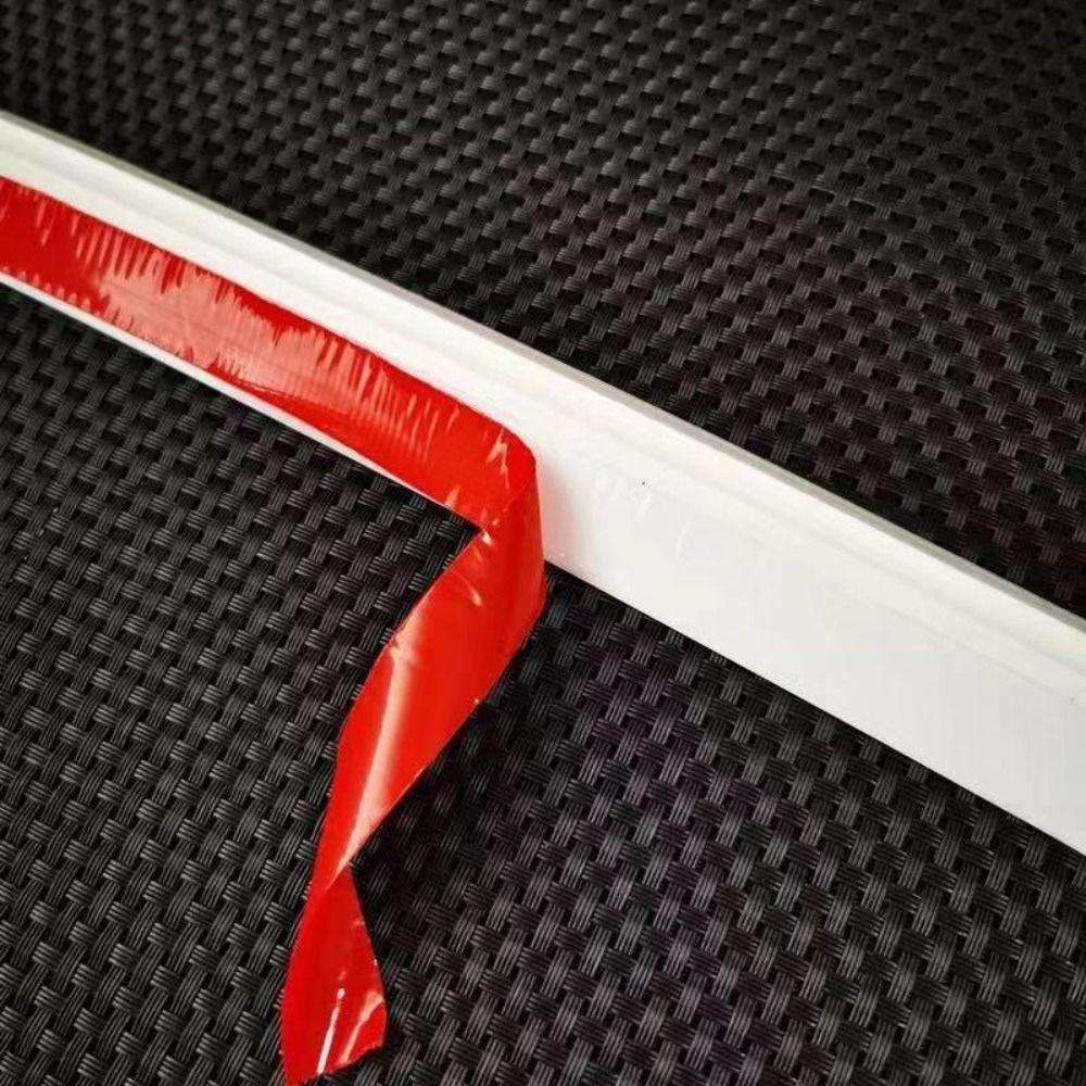 Self-Adhesive Silicone Water Barrier Black/White Shower Barrier  Countertop Gap