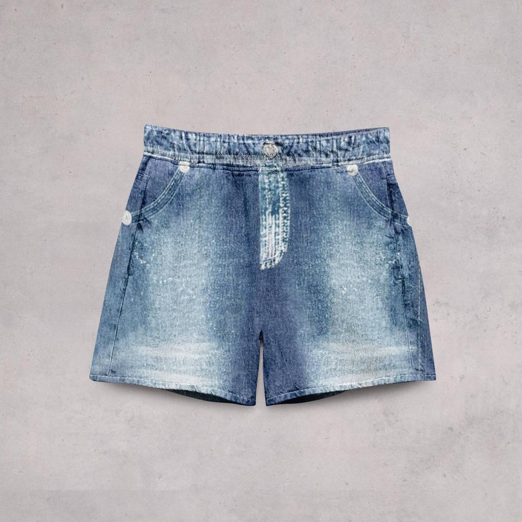 Женские повседневные спортивные брюки, джинсы с принтом, джинсовые брюки