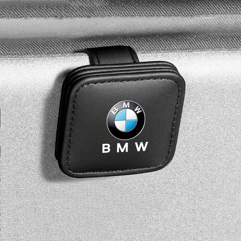 BBLB5 Visor Sunglasses Holder Clip Eyeglass Holder For BMW M Power X1 e84 X3 f25 X5 e53 x6 e71 ix3 i3 320i 330d M4 1 3 5 Series