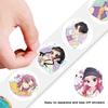 500 шт./рулон Популярные аниме K-Pop наклейки Тема с тиграми DIY Водонепроницаемые наклейки Для скрапбукинга Телефона Багажа Скейтборда Ноутбука Декор