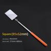 Clear Extendible Inspection Rotatable Mirror Stainless Steel Round Retractable Mirror Square Detection Tool Equipment Automotive