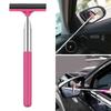 2 шт. Выдвижной скребок для боковых зеркал автомобиля, складной портативный инструмент для чистки, подходит для окон, лобовых стекол и душевых дверей