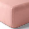 Fitted Sheet Percale "Julian" with 35 Cm Pocket All Sizes Pure Cotton - Julian Powder Pink - 200 X 200 Cm 35 Cm Pocket
