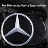 Для Mercedes-Benz W164 ML-класса До 2013 года 185 мм 3D ABS логотип Значок логотипа звезды передней решетки Зеркальная подложка