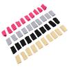 40Pcs Finger Sleeves Elastic Nylon Sports Joint Protector for Basketball Volleyball Black Gray Pink Beige
