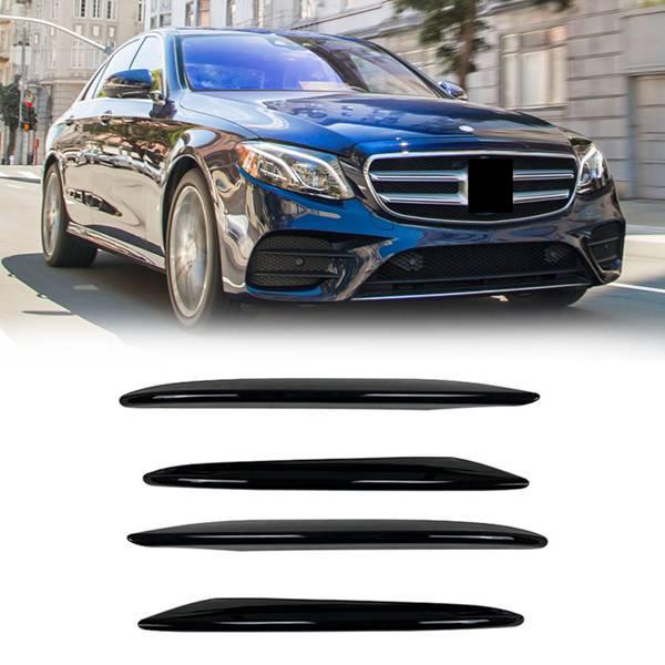 6-Piece Front Bumper Spoiler for 2016-2020 Mercedes E-Class W213 E200/E260/E300