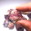 Natural Red Mineral Specimen Plum Blossom Gravel Rough Stone Tourmaline