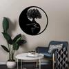 Tree of Life & Yin Yang Metal Wall Art – Stunning Sculptures for Office, Bedroom, & Living Room Wall Decoration