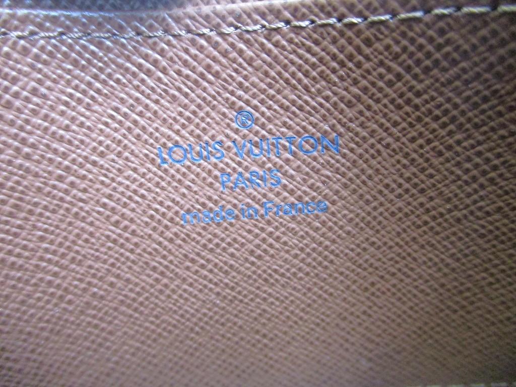 Оригинальный кошелек для монет LOUIS VUITTON Monogram из коричневой кожи #a932  Восстановленный