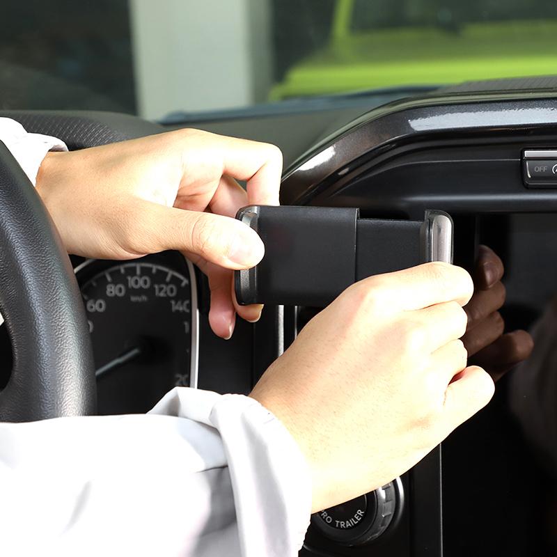 Автомобильный кондиционер, вентиляционное отверстие, кронштейн для мобильного телефона, подставка для GPS-телефона, подходит для Ford F150 2021 года, аксессуары для салона автомобиля