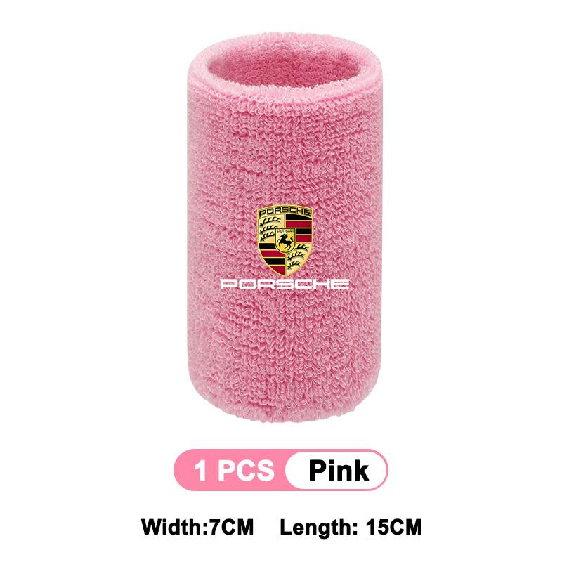 Браслет с логотипом автомобиля Спортивные браслеты на запястье Мужские Женские Впитывающий браслет для Porsche Panamera Cayenne Taycan 911 718 Macan
