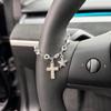1 шт. Декоративный подвесной светильник на руль автомобиля, роскошная хрустальная цепь, декоративный подвес на руль автомобиля