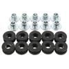 20pcs Pressure Relief Gasket Kits Rubber Bolt Assortment Set for Honda/Yamaha /Suzuki