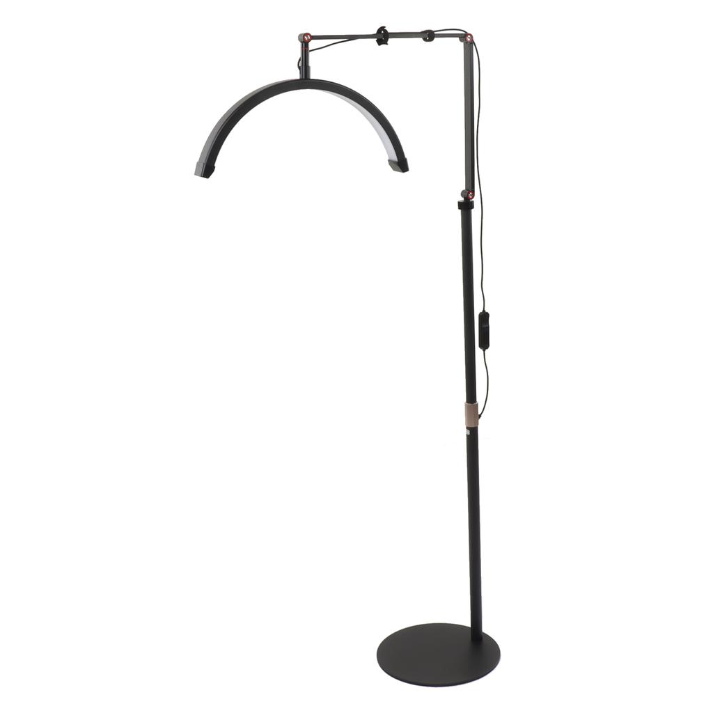 Beauty Salon Floor Light Half Moon LED Eyelash Lamp 3 Color Temperature 10 Levels Brightness