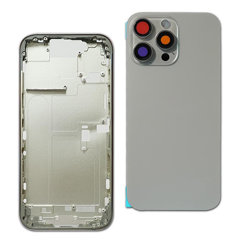 Back housing For iphone 16-16plus-16Pro Max Battery Back Cover Rear Door Middle Chassis Frame + SIM Tray Side Key Parts