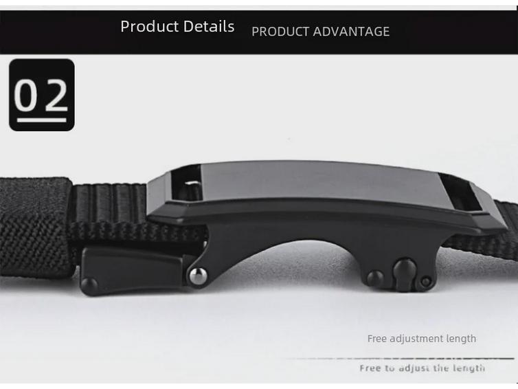 Мужской тактический ремень Gugeti Outdoor с автоматической пряжкой из сплава