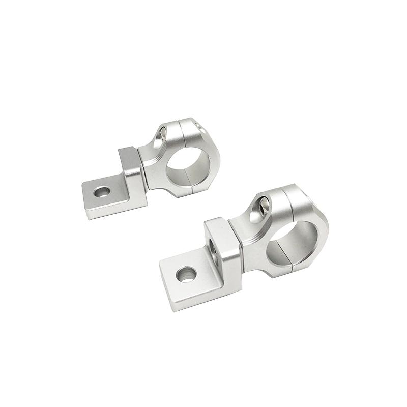 Мотоциклетный светодиодный кронштейн для крепления фары, зажим 22 мм 25 мм, комплект для крепления вилочных трубок, противотуманные фары для мотоцикла