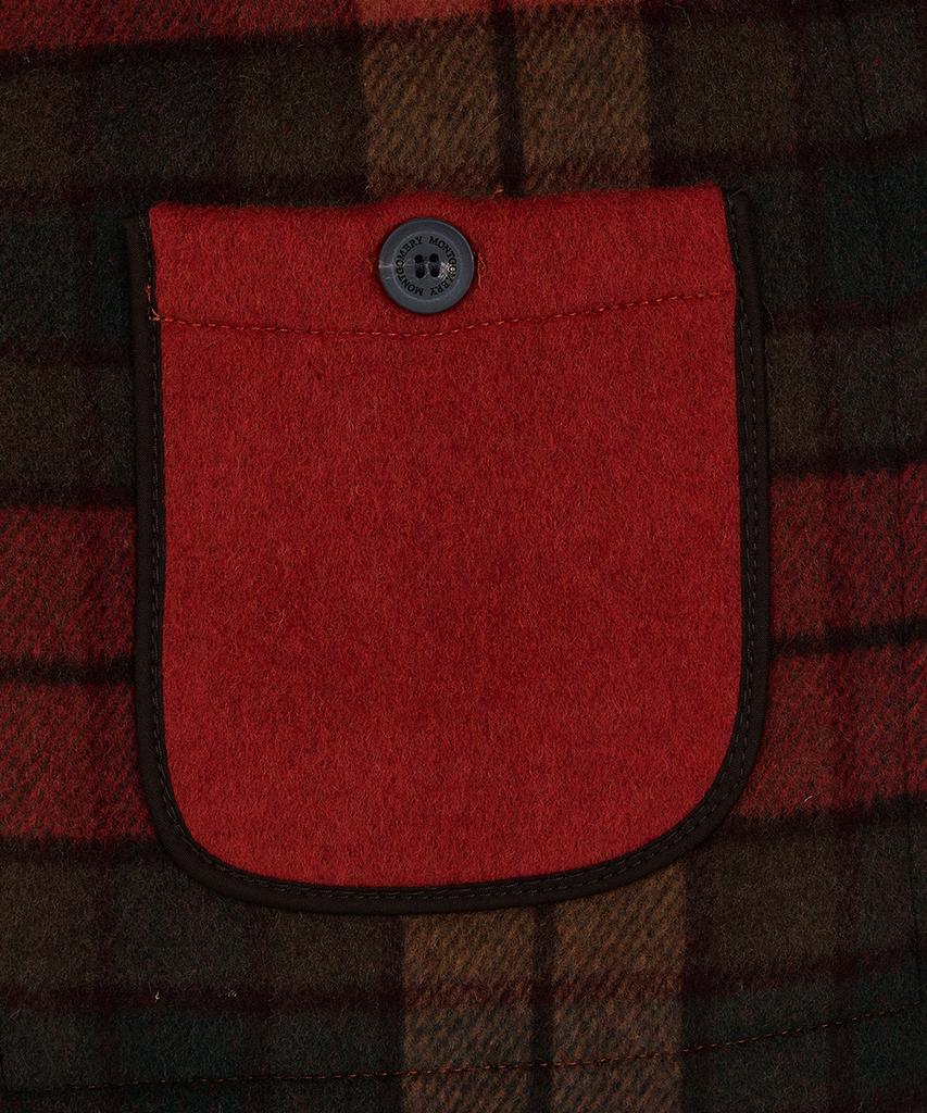 Montgomery Classic Fit Duffle Coat With Wooden - Burnt Orange