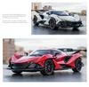 1/24 Scale Apollo IE Intensa Emozione Diecast Car Model Simulation Sound Light Gift