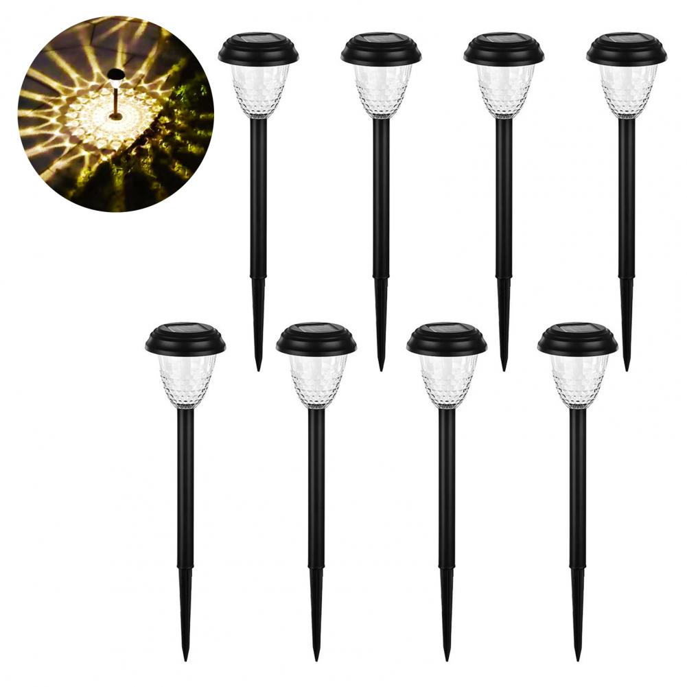 Super Bright Solar Light Solar Powered Garden Pathway Lights with Automatic On/off Feature for Outdoor Landscape