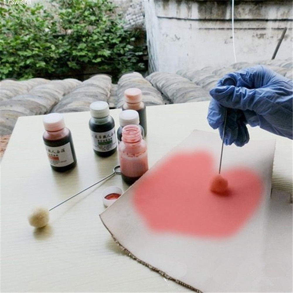 Dauber Assisted Leather Wool Balls Brush Dyeing Sponge Painting Brush  Painting Applications