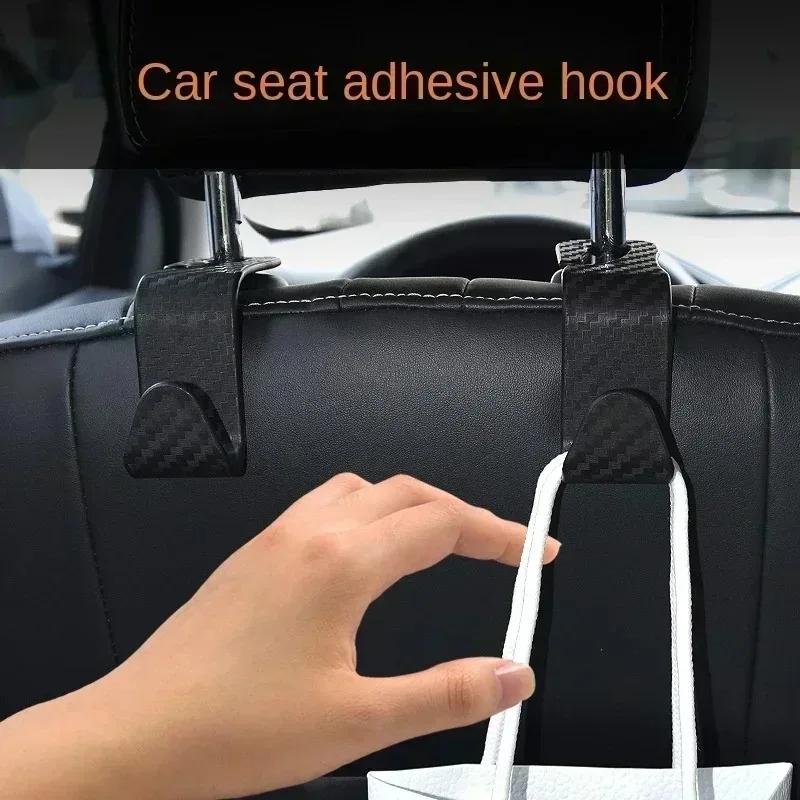 Car Seat Hooks Headrest Storage Hanger Car Interior Hanging Hook Back Seat Organizer Holder Auto Interior Hooks Accessories
