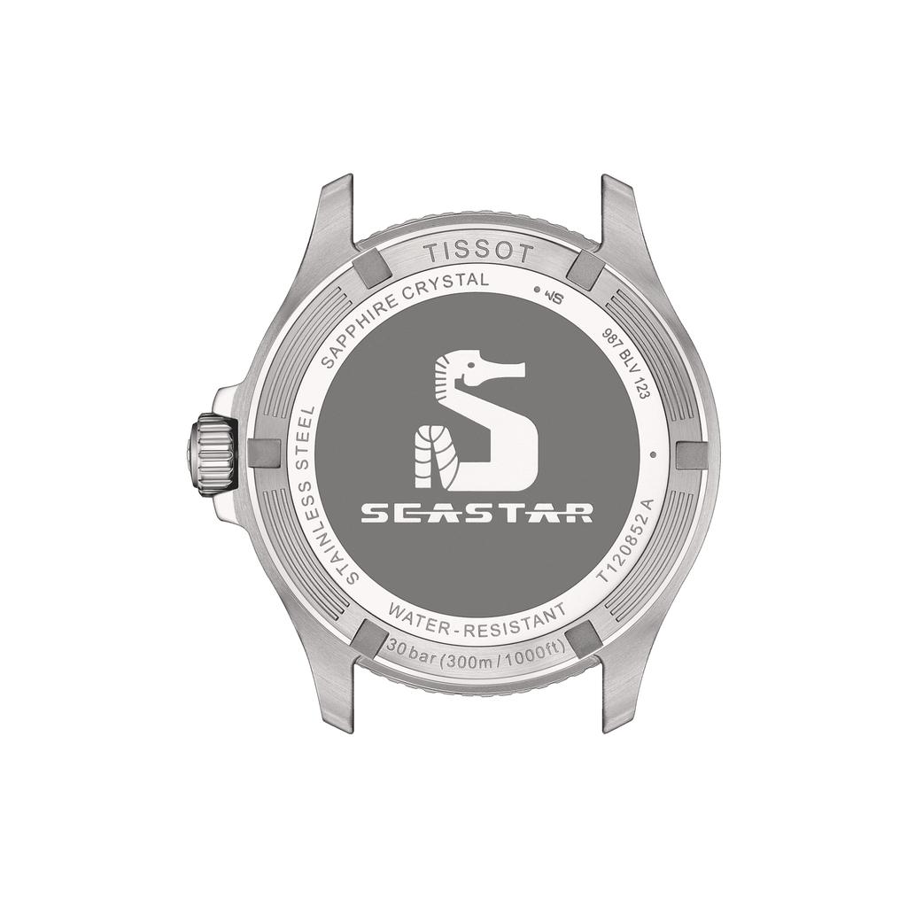 Tissot Мужские модные часы из нержавеющей стали с черным циферблатом T120.852.11.051.00