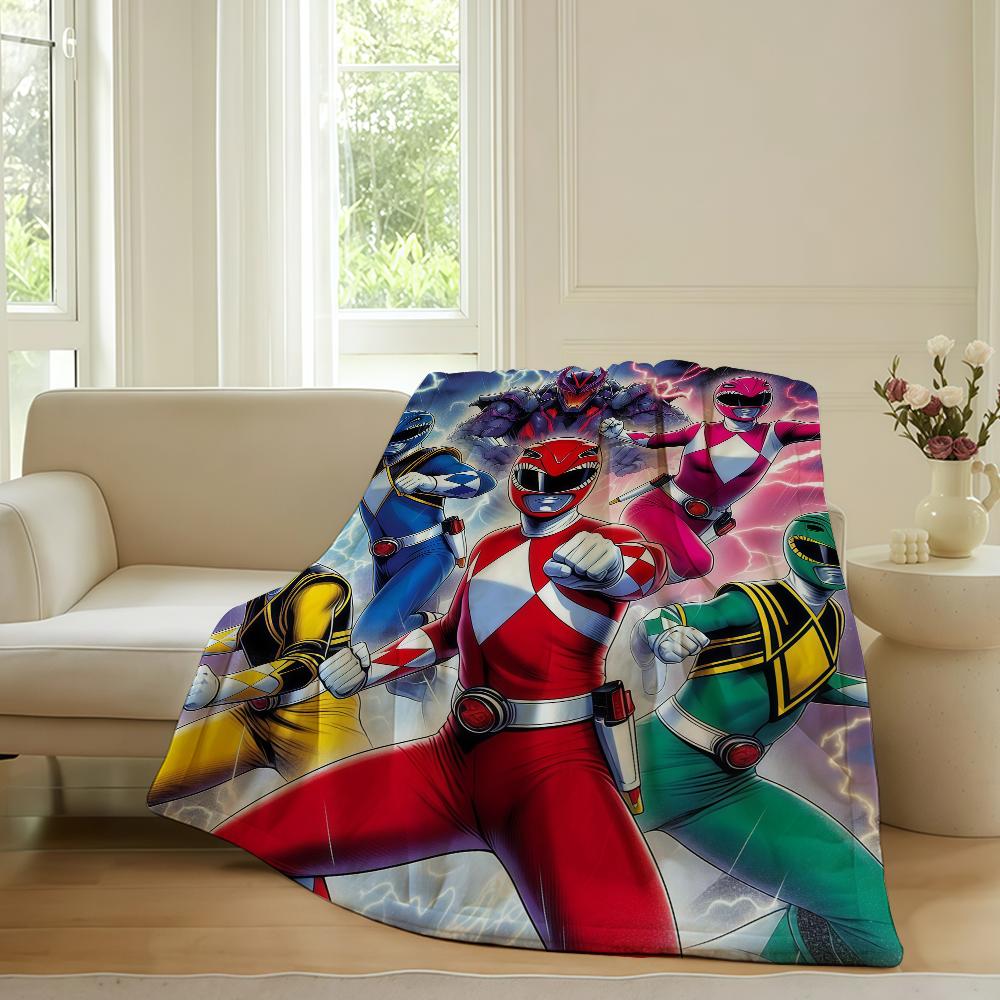 Adventure TV P Power R RangerS Blanket For Sofa Office Bed Plane Travel Sleep Read Relax Camping Soft And Warm