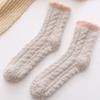 5/10 Pairs of Coral Fleece Socks Warm Socks for Autumn and Winter