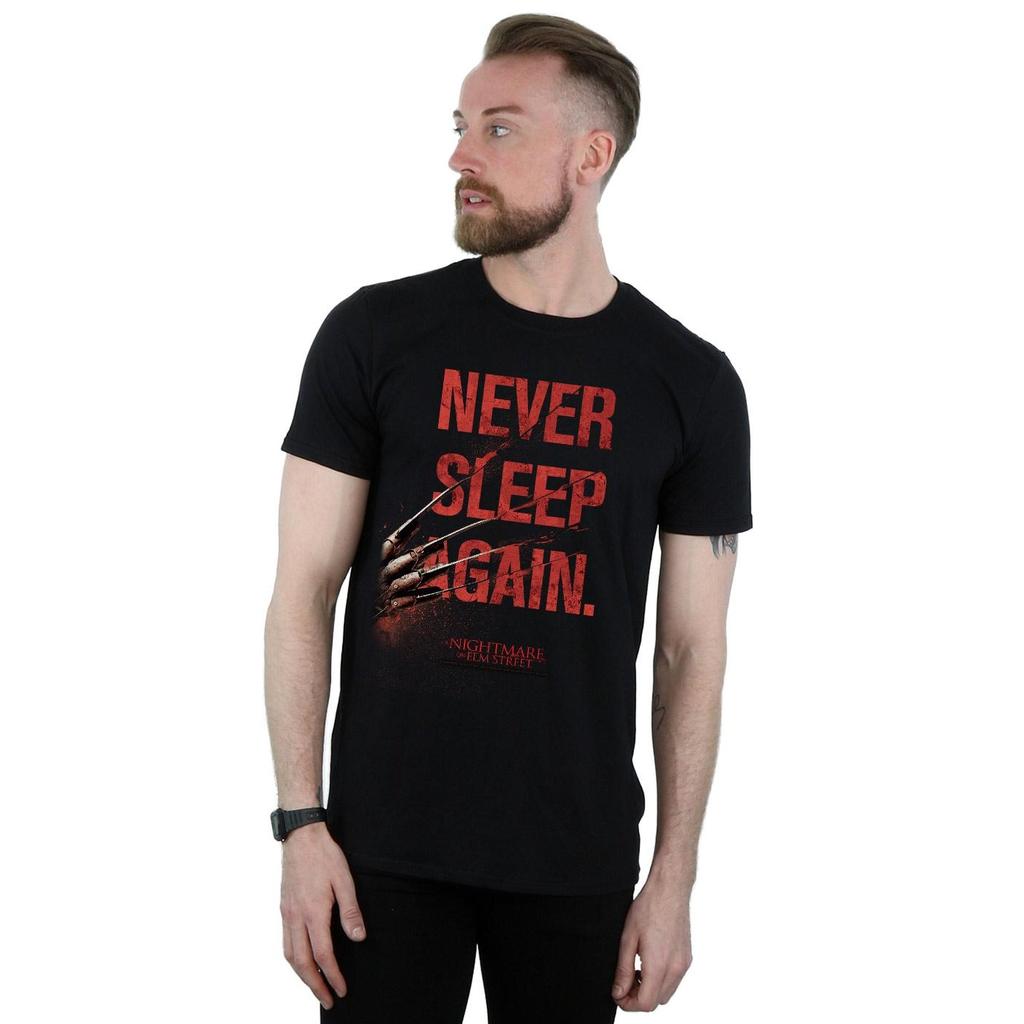 A Nightmare On Elm Street Mens Never Sleep Again T-Shirt