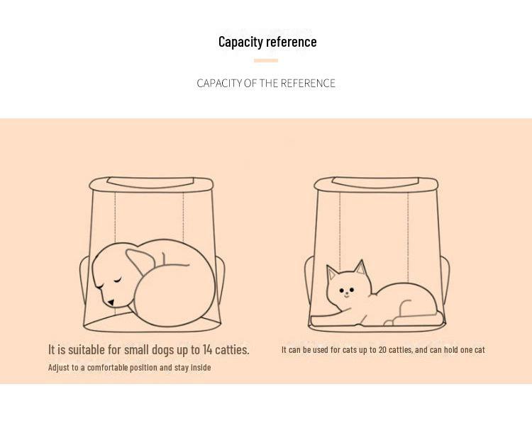 Портативный рюкзак-тележка для кошек и собак