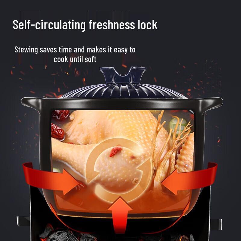 Chuda Huang 6.5L Ceramic Stew Pot