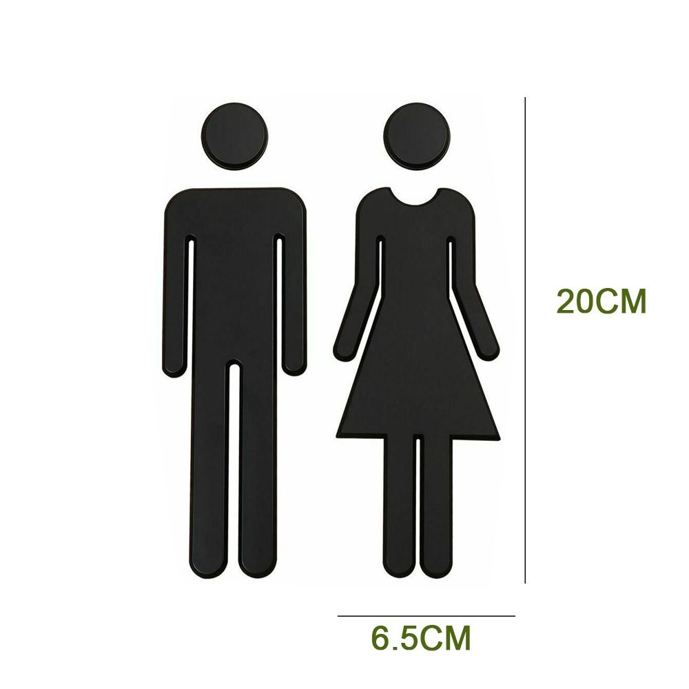 Wc Door Men Symbol Hotel Restaurant Bathroom Sign Signboard Toilet Symbol Signage Toilet Sticker