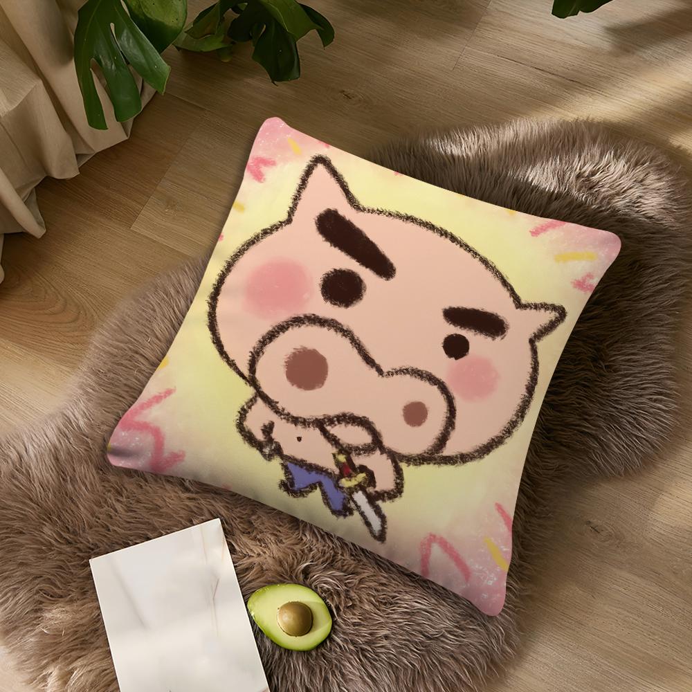 Cartoon B-Buriburizaemon Cute Pig cushion cover For Bedroom Car Coffee Shop Room Soft Living Room Sofa Decorative Pillow Case