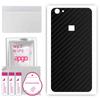 apgo Protective Skin Sticker for the Back Compatible with Vivo X6S, Wrap Film, Foil, Vinyl - Pattern Carbon Black