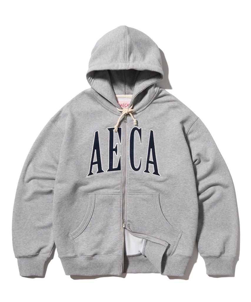 Толстовка на молнии с аппликацией Aeca Aeca - Серая