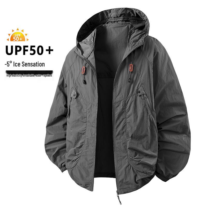 Ultra-Light Breathable Hooded Windbreaker for Men & Women - Summer Sunscreen Jacket