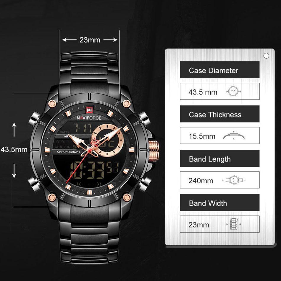 Мужские электронные наручные часы