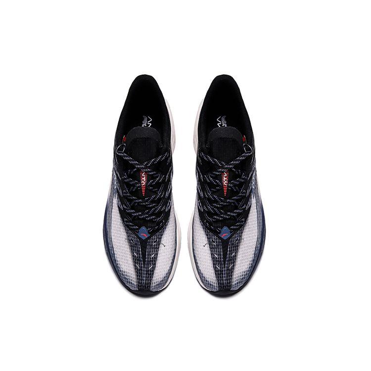 Anta Кроссовки мужские для бега с удобной амортизацией, нескользящие, износостойкие, дышащие, с низким верхом, сине-черные, 112035585-3