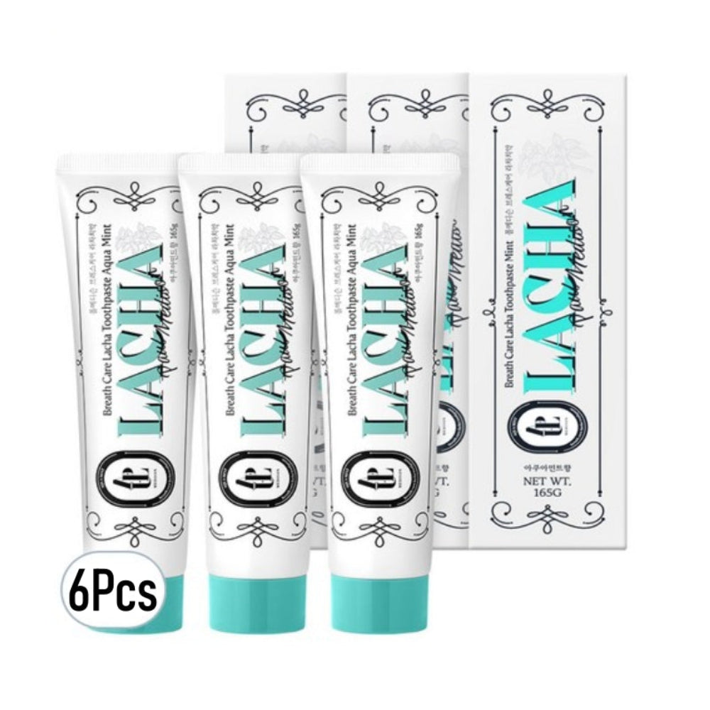 Paul Medison Breath Care Lacha Зубная паста Аква Мята 165г*3шт/6шт